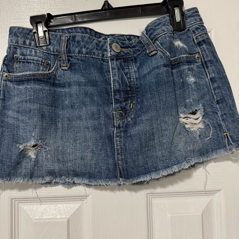 American Eagle Outfitters Blue Denim‎ Mini Skirt